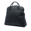 Chanel Extra Large Quilted Coated Canvas Expandable Zip Travel Bag Secondhand