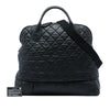 Chanel Extra Large Quilted Coated Canvas Expandable Zip Travel Bag Secondhand