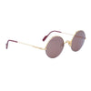 Cartier Vintage Mayfair Round Half Frame Gold Sunglasses - '90s