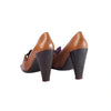 Secondhand Miu Miu Brown Leather Mary Jane Pumps
