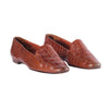 second hand Prada Vintage Brown Exotic Leather Loafers