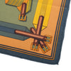 Secondhand Hermès "Les Sangles" Di Hermès Gavroche Scarf