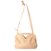Secondhand Bottega Veneta The Point Medium Almond Leather Shoulder Bag - '20s