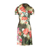 Secondhand John Galliano Floral Print Silk Dress 