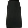 Salvatore Ferragamo Black Wool Skirt - '00s Second hand