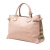 Burberry Medium Leather and House Check Banner Satchel Secondhand