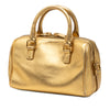 Saint Laurent Toy Metallic Leather Classic Duffle Satchel Secondhand