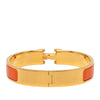 Hermès Narrow Enamel Clic H Bracelet PM Secondhand