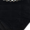 Chanel Quilted Velvet Coco Clutch With Chain Secondhand