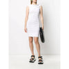 Chanel White Ribbed Dress - 2000s Second hand