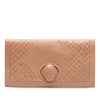 Bottega Veneta Nappa Embossed Intrecciato Turnlock Clutch Secondhand