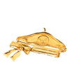 Secondhand Chanel Gold Plated Beret Hat Brooch
