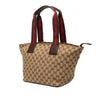 Gucci GG Canvas Web Tote Secondhand