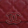 Chanel Quilted Calfskin Double Stitch Hamptons Clutch with Chain Secondhand