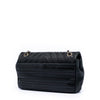 Chanel Chevron Python Embossed Calfskin and Suede Single Flap Secondhand