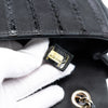 Secondhand Chanel Chevron Python Embossed Calfskin and Suede Single Flap