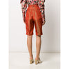 Jean Paul Gaultier Orange Silk Bermuda Shorts - '90s Second hand