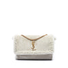 Secondhand Saint Laurent Medium Shearling Monogram Kate Reversible Shoulder Bag