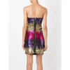 Versace Multicolor Strapless Sequined Mini Dress - '90s Second hand