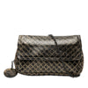 Bottega Veneta Metallic Calfskin Intrecciomirage Chain Flap Crossbody Secondhand