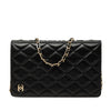 Chanel Quilted Lambskin Book Wallet On Chain Secondhand