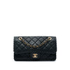 Chanel Medium Quilted Iridescent Calfskin Happy Stitch Flap Secondhand