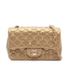 Chanel Mini Rectangular Classic Metallic Lambskin Egyptian Amulet Charms Single Flap Secondhand