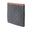 Celine Small Triomphe Coated Canvas Clutch Secondhand