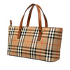 Burberry Haymarket Check Canvas Handbag Secondhand