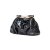 Giorgio Armani Black Snakeskin Shoulder Bag - 2000s Second hand