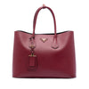Secondhand Prada Medium Saffiano Cuir Double Satchel