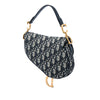 Dior Mini Oblique Canvas Saddle Bag Secondhand