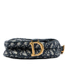 Dior Mini Oblique Canvas Saddle Bag Secondhand
