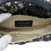Dior Mini Oblique Canvas Saddle Bag Secondhand