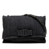 Ferragamo Small Denim Viva Bow Shoulder Bag Secondhand