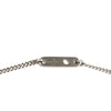 Louis Vuitton Brass Collier Plaque Damier Pendant Necklace Secondhand