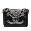 Secondhand Chanel Small Lambskin Beaded Crystal Flap