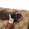 Secondhand Gucci Large GG Canvas New Bamboo Top Handle Bag