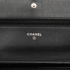 Secondhand Chanel CC Embossed Patent Camellia Wallet On Chain