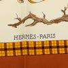 Hermès L Hiver en Poste Silk Scarf 90 Secondhand