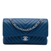 Chanel Medium Classic Chevron Caviar Double Flap Secondhand