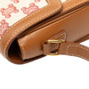 Celine Teen Embroidered Canvas and Calfskin Triomphe Crossbody Secondhand