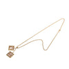 Chanel CC Gold Plated Strass No 5 Pendant Necklace Secondhand