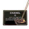 Secondhand Chanel Gold Plated Rhinestone CC and Camellia Hat Pendant Necklace