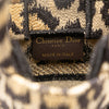 Dior Mizza Mini Embroidered Canvas Leopard Vertical Book Tote Secondhand