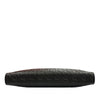 Ferragamo Embossed Calfskin Gancini Wristlet Pouch Secondhand