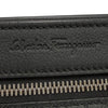 Ferragamo Embossed Calfskin Gancini Wristlet Pouch Secondhand