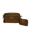 Prada Re Nylon Travel Pocket Double Zip Crossbody Secondhand