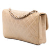 Secondhand Chanel Small Quilted Iridescent Lambskin Pearl CC Crystal Flap
