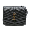 Saint Laurent Small Chevron Lambskin Monogram Sulpice Bag Secondhand